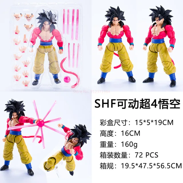 Dragon Ball Action Figure Toy, Demoniacal Fit, SHF, Son Goku, Super Saiyan  2, modelo de coleção Ssj2, original, estatueta de PVC, 15cm - AliExpress