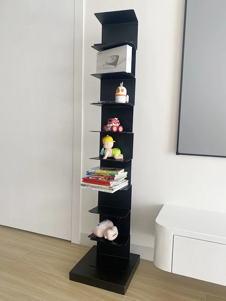 

Nordic creative internet celebrity invisible bookshelf landing personalized small corner bookshelf multi-layer simple storage sh