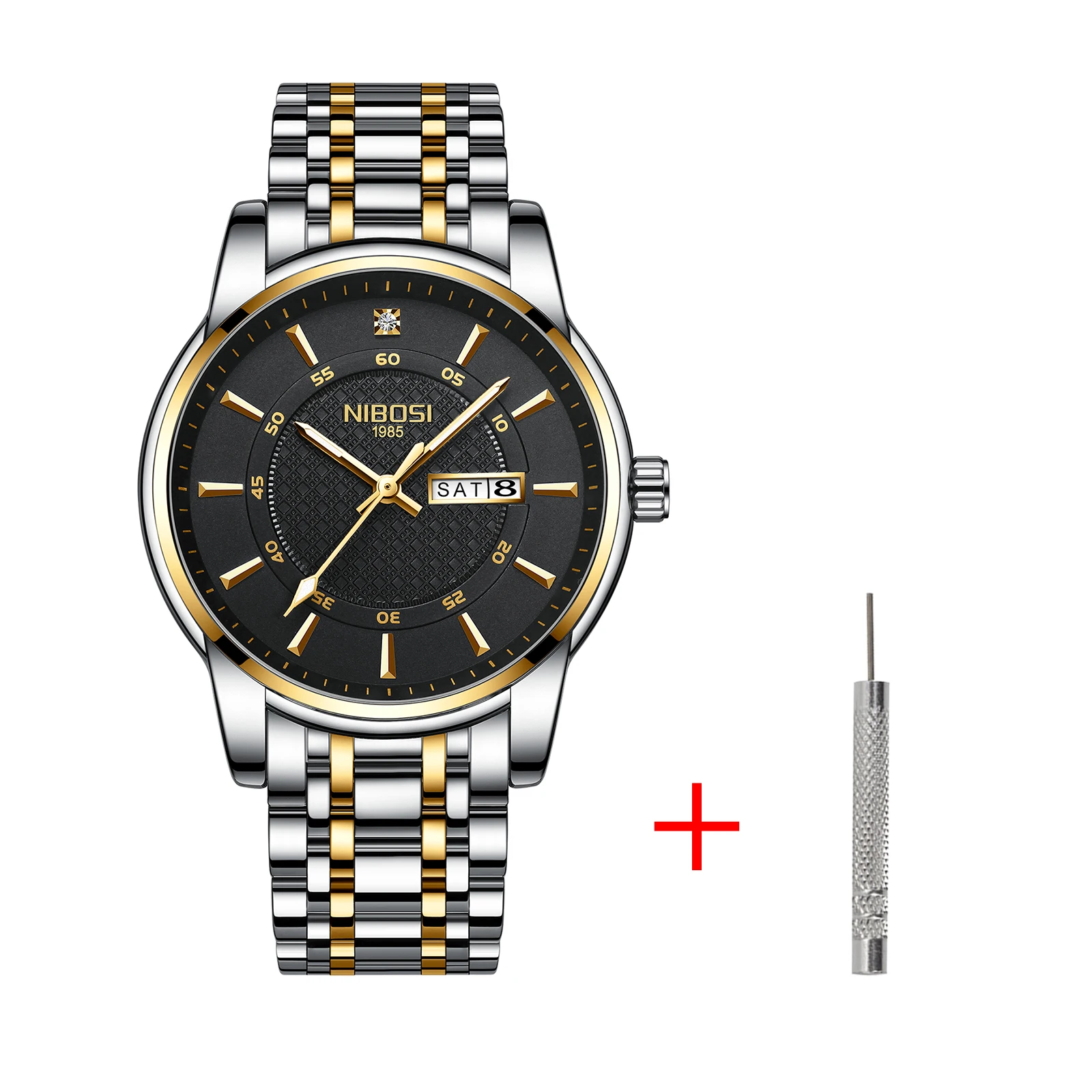 Relogio Masculino NIBOSI Brand Design Men Watch Waterproof Stainless Steel Sports Quartz Watches For Men Relojes Para Hombre 