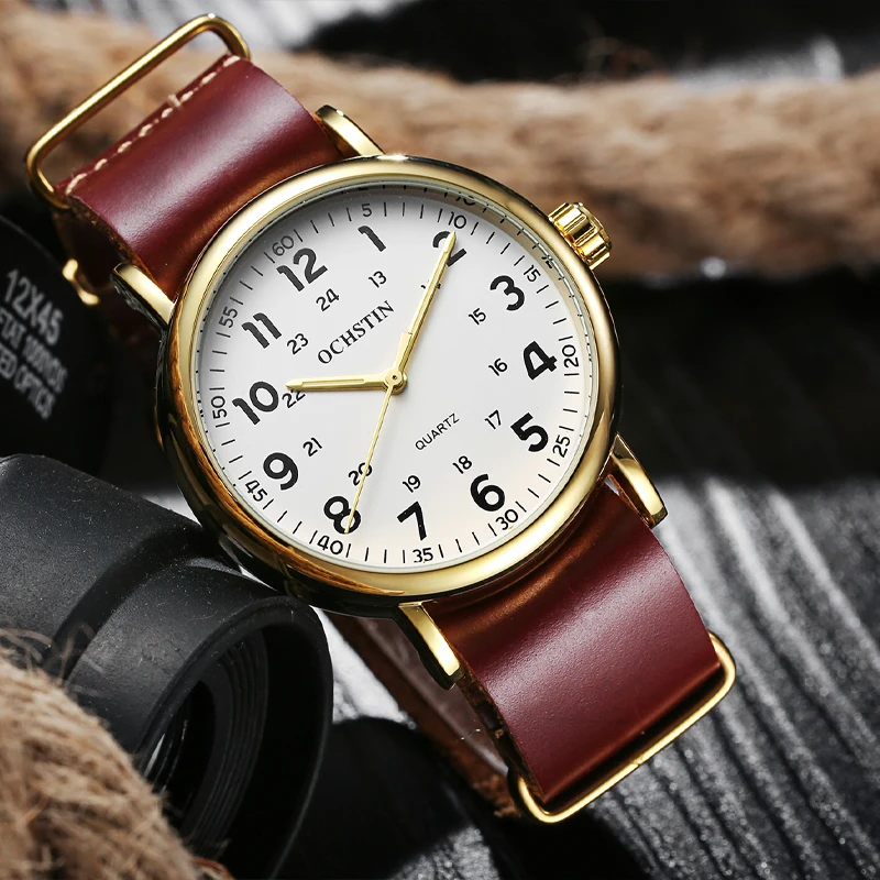 Ochstin New 2024 Navigator Series Trendy and Fashionable Multi functional Quartz Movement Waterproof Watch Men's Quartz Watch