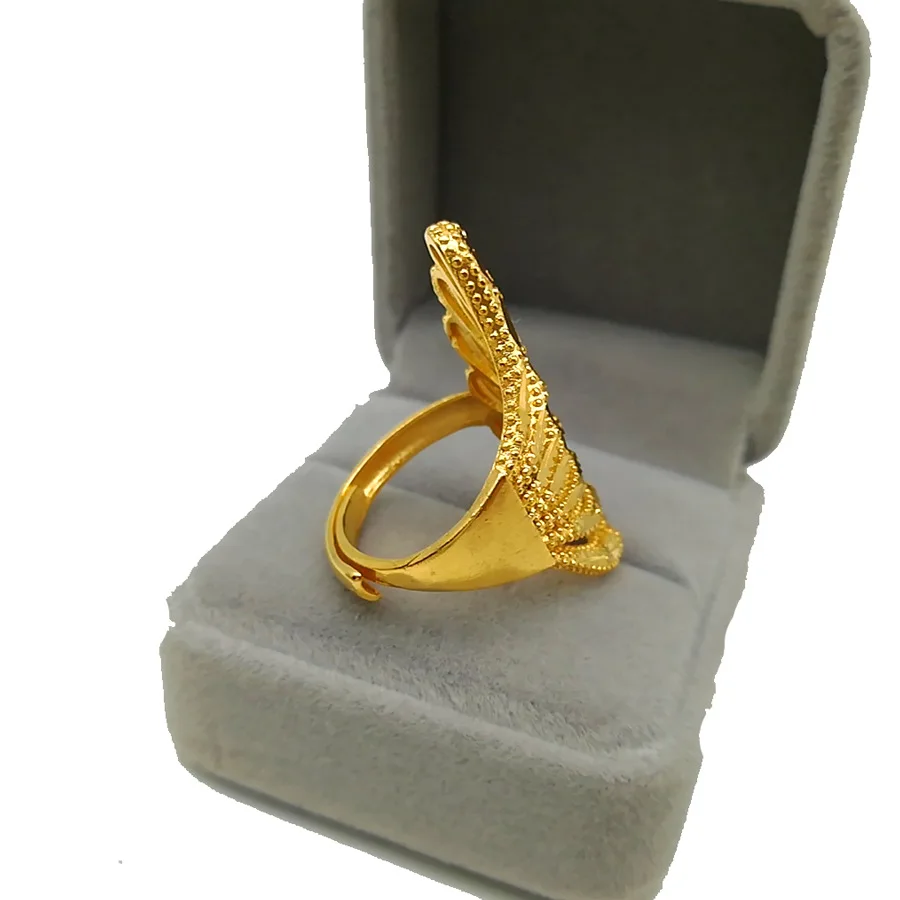 Light Weight Gold Ring Designs For Women With Weight | 21k Gold Ring |  Saudi Gold Ring Design | Ruby ring designs, Ring designs, Women rings