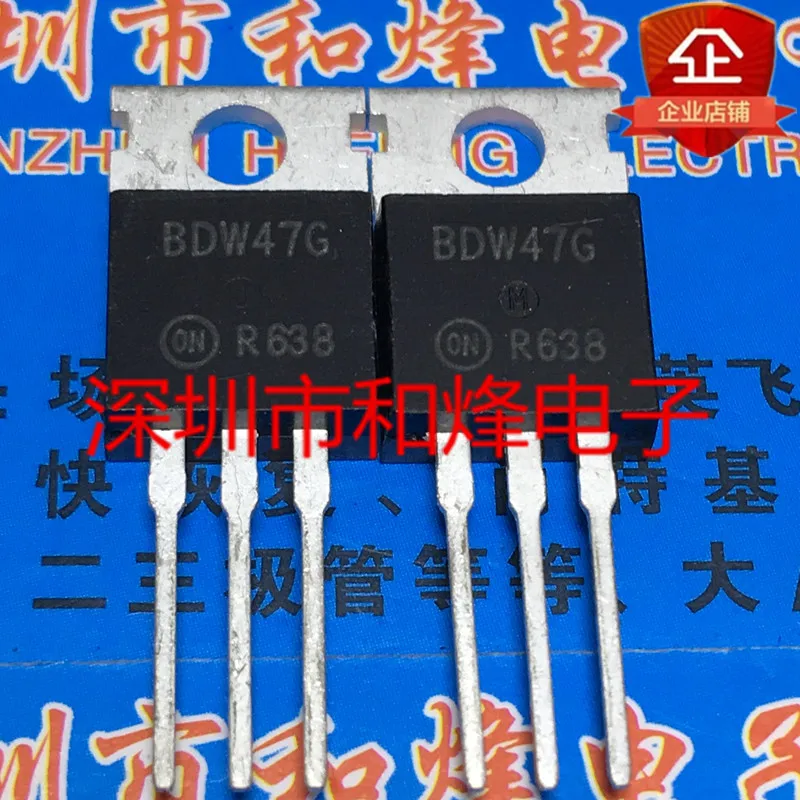 

30pcs original new BDW47G TO-220 100V 15A