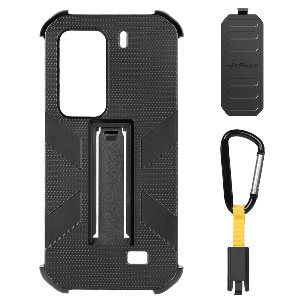 

Orignal Ulefone Armor 11/11T защитный чехол Ulefone для телефона многофункциональный Задний зажим ТПУ + ПК чехол с карабином