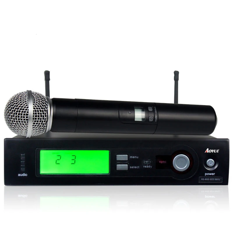 Microfono Wireless Professionale L-24 Microfono Karaoke Con Microfono Portatile B-58