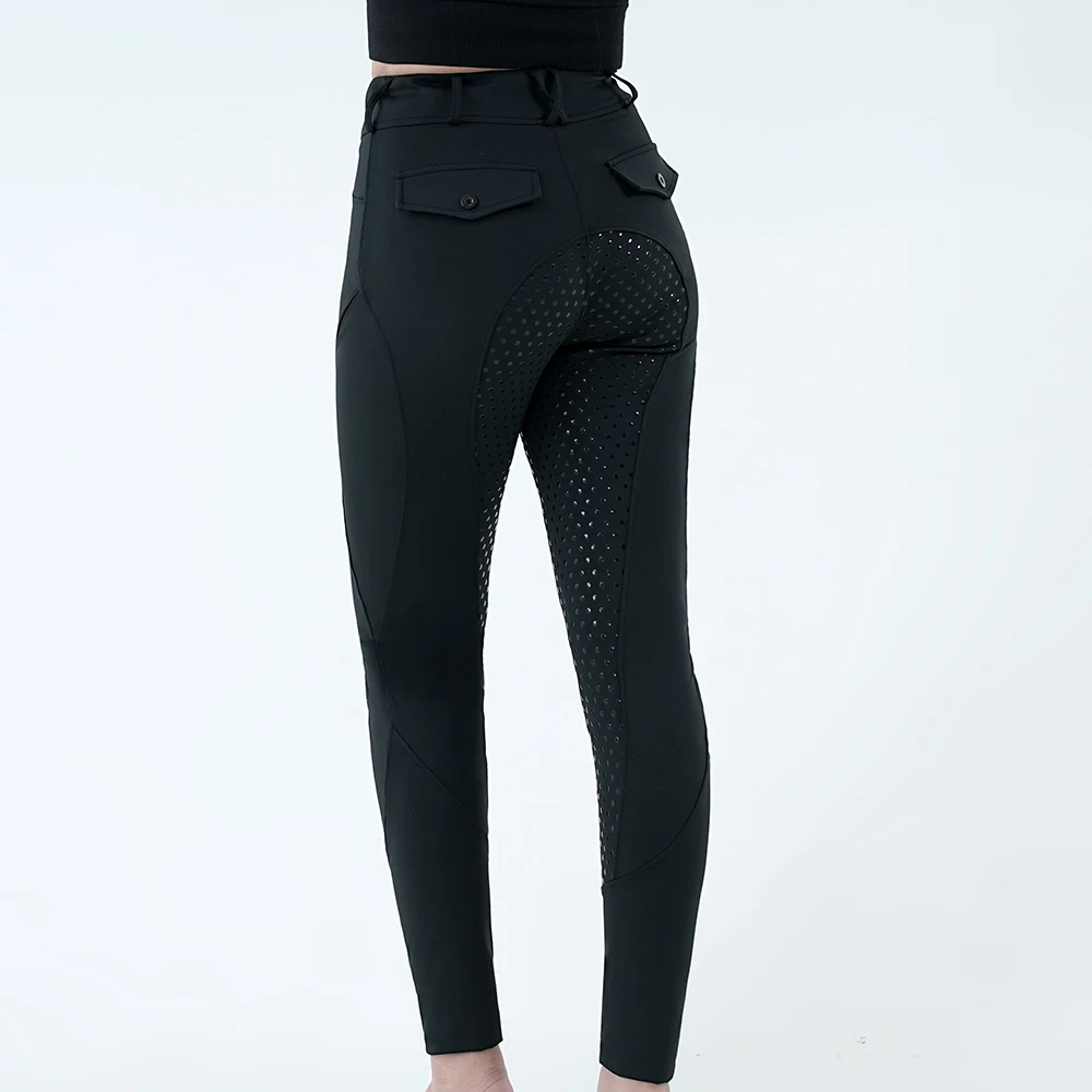 Women's Horse Riding Pants Full-Seat Breeches Equestrian Schooling Tights Outdoor Sportswear Knight Equipment Clothes 3