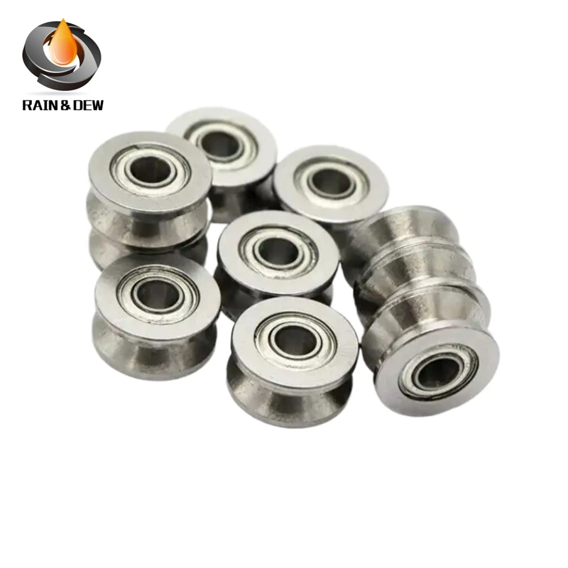 

10P V623ZZ 3x12x4 mm V Groove Sealed 623VV Ball Bearing for ERCF v2 RC1 Klipper Based 3D Printer