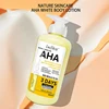 500ml AHA Whitening Body Cream ALPHA Hydroxy Acids Vitamin C Moisturizing Lightening Body Lotion Remove Acne Marks Skin Care 4