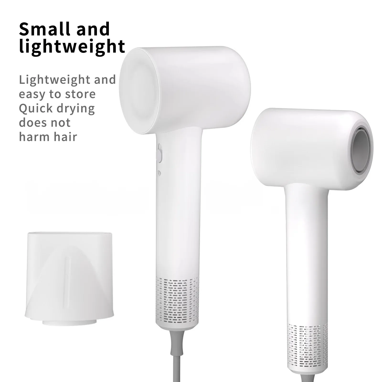 Professional Hair Dryer Negative Ions With 105,000 Rpm Brushless Motor,high-hairdryer With Magnetic Nozzle - For Home, Travel 2