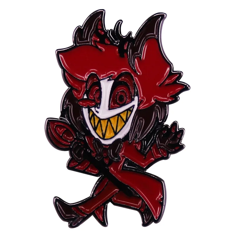 Angel Durst Enamel Pins Collect Fantasy Comedy Animation Hazbin Hotel Metal Cartoon Brooch Backpack Hat Bag Collar Lapel Badge