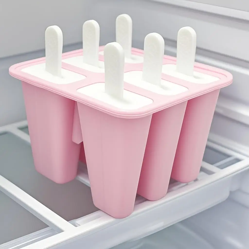 Ice Pop Mold Silikon Ice Pop Modell Ice Pop Modell Wiederverwendbare Easy Release Ice Pop Maker (mit Trichter, Bürste) – Detail 10
