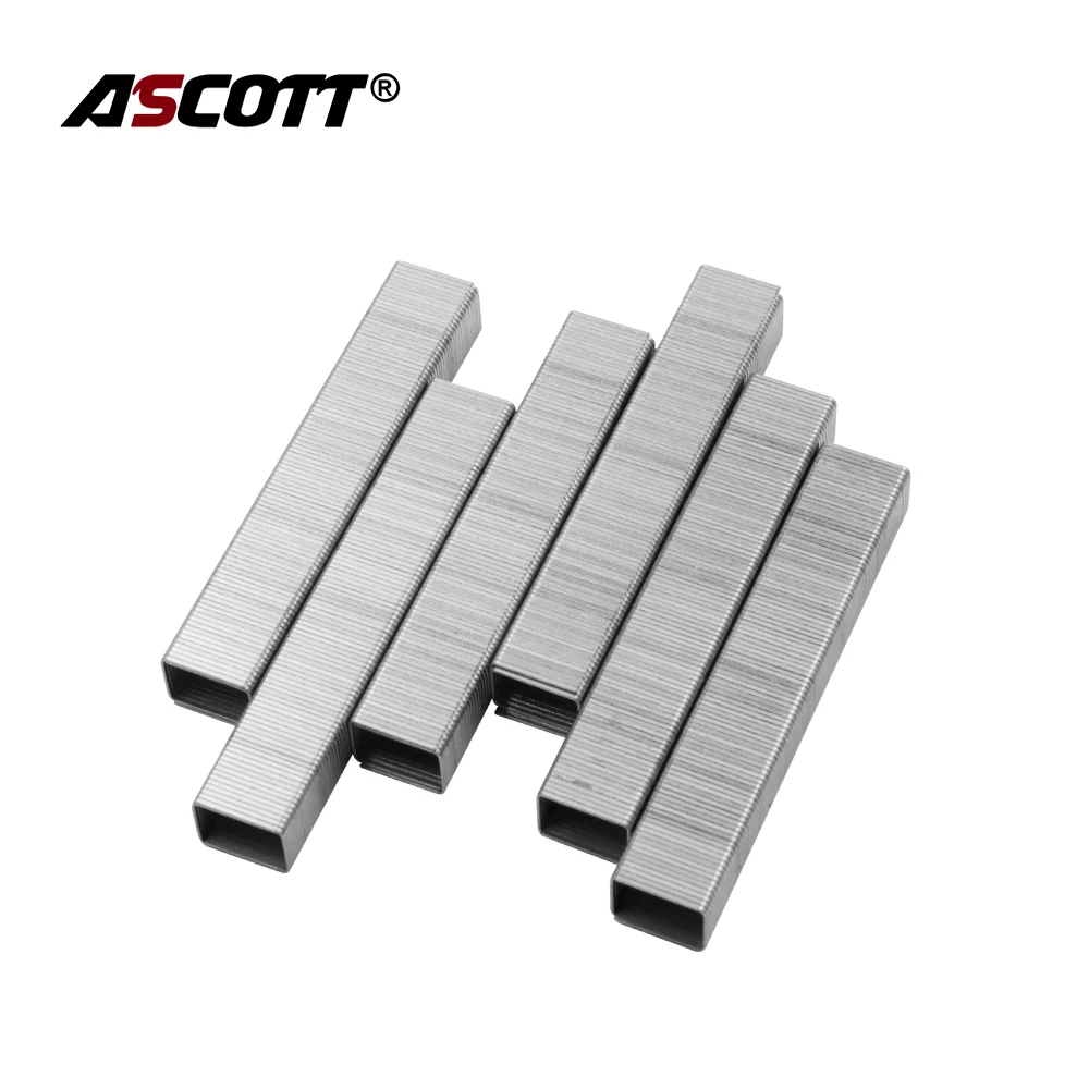 1000pcs Staples for 8016 Framing Tacker Air Stapler Gun 8016 Staple Pin 8-16mm 12.8mm crown Uphostery Staple Pins 2