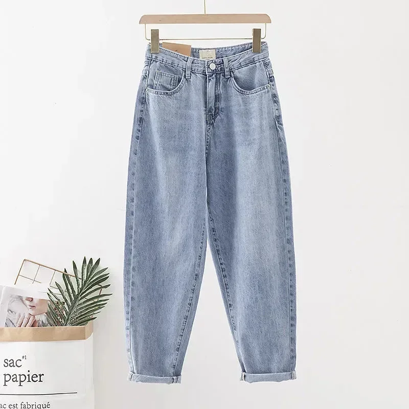 Korean Fashion High Waist Harem Jeans