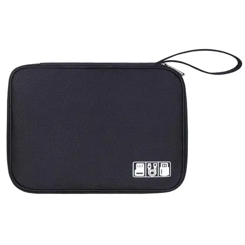 Electronics Organizer Bag Waterproof Carrying Pouch Travel Bag Universal Cable Organizer Electronics Storage Bag Accessories - Image 7
