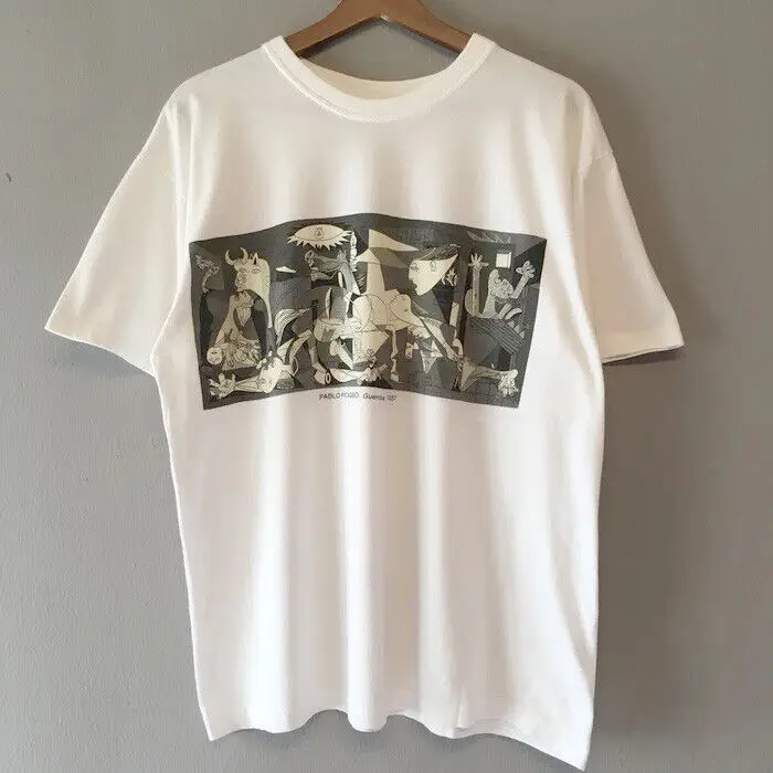 Picasso Guernica Abstract Artsy Vintage T-Shirt Unisex S-5Xl Maniche Lunghe O Corte
