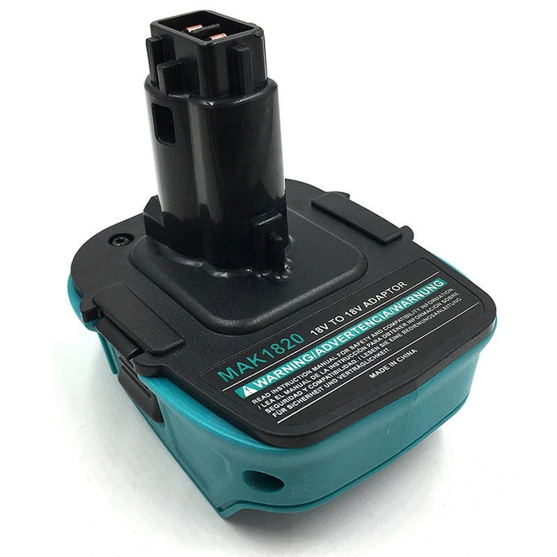 

MAK1820 Adapter Converter for Makita 18V Li-Ion Battery BL1830 BL1860 for Dewalt DC9096 Ni-Cd Ni-Mh Battery Tools