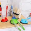 Zipper Bag Holder Plastic Adjustable NonSlip Hands-Free Baggy Rack Kitchen Gadget for Food Prep Freezer Bag Holder Stand Storage 5