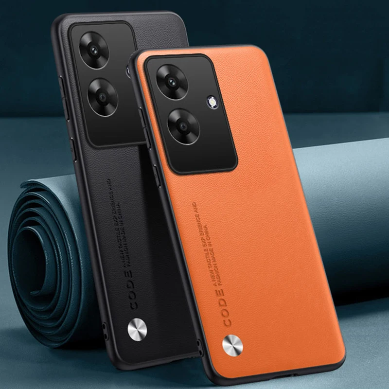 Luxury PU Leather Shockproof Phone Case - Matte TPU Silicone with Full Protection
