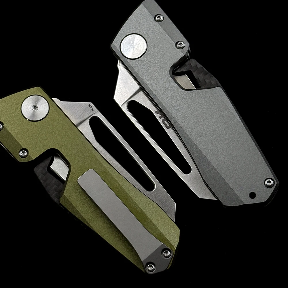 OK-WinterSpudding Magnet Inside Aluminium handle VG10 blade Outdoor Camping Hunting Pocket EDC Tool Knife 6