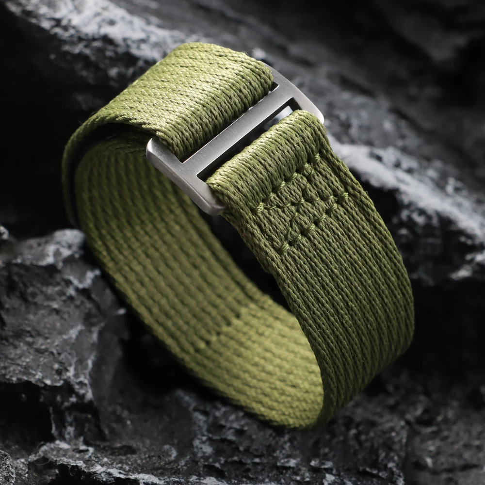 Durable Nylon Military Sport Wristband - Women's & Men's Replacement Canvas Watch Strap
