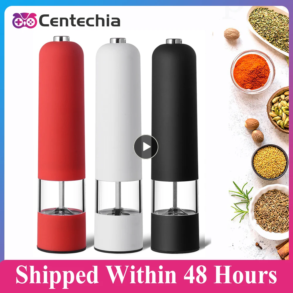 Household Mill Salt Pepper Grinder For Grinding Black Pepper Electric Powder Manual Grinder For Kitchen Cooking Restauran