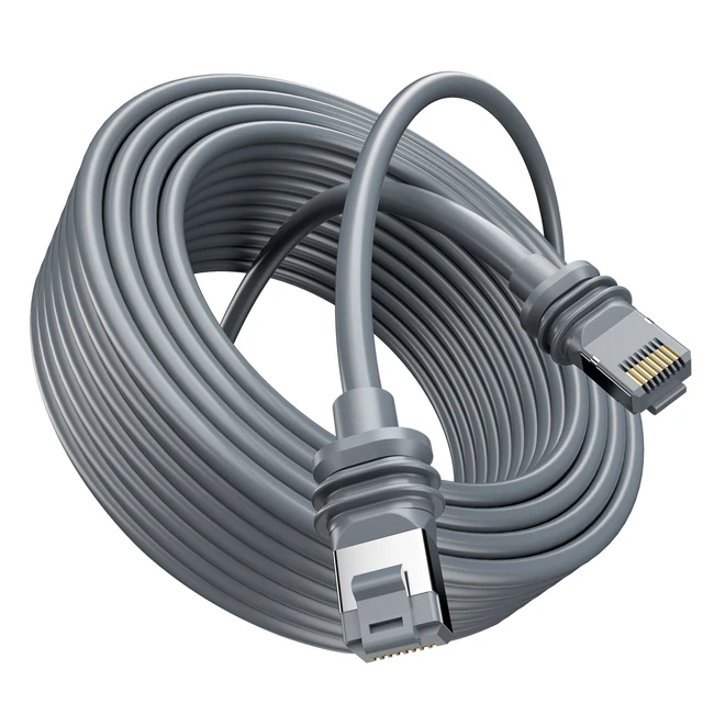    Gen3 สาย 75/100FT สําหรับ Starlink Gen 3 Standard Kit/Starlink Mini, สาย Ethernet สําหรับ Star Link V3/Mini กันน้ําสีเทา 1