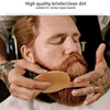 Men's Shaving Brush Set Boar Bristle Portable Barber Natural Beard Brush Comb Scissors for Facial Cleaning Styling Tool 6