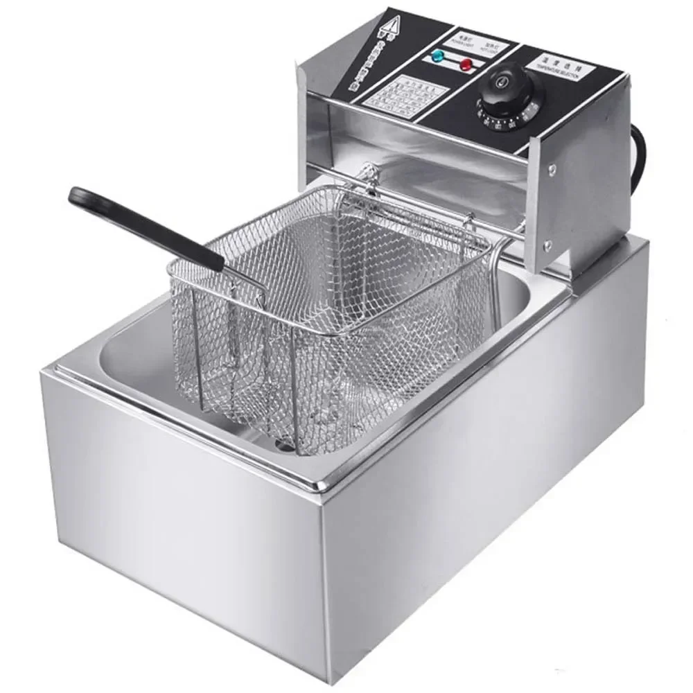 New Electric Fryer Commercial Fryer Fried Chicken French Fries Burger Multi-Function Oden Machine Chicken Chop Stall Machine
