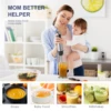 Hand Blender 1000W, Reemix 5-in-1 Electric Stick Blender, Copper Motor Stainless Steel Blade Stick Blender Mixer with Turbo Mode 4