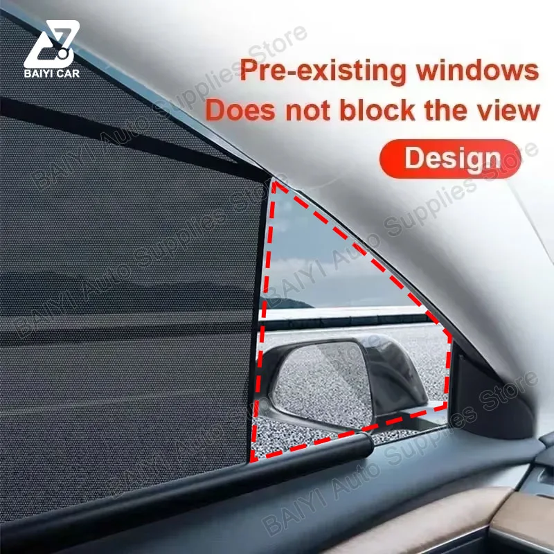 thumbnail interactive-video image 1 of DYEKNEE 4 PCS Car Window Sunshade - Foldable Front & Rear Side Window Covers, Silver Heat Insulation 1 of 9