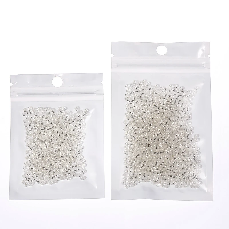 1.5/2/3/4mm 고품질 은도금 유리 시드 비즈 DIY 크로스 스티치 비즈 액세서리