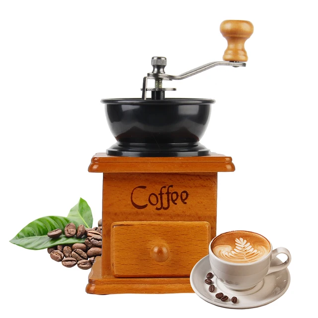 Wooden Manual Coffee Bean Grinder