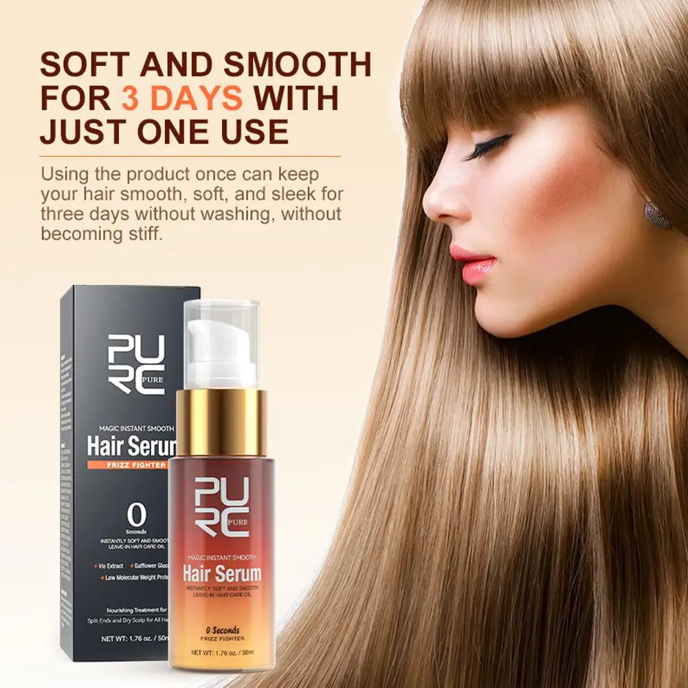 

Magic Instant Smoothing Hair Serum Treatment Repair Leave-In Oil Professional Frizzy Dry Hair Damaged Hair Products 50ml Ca P7J3