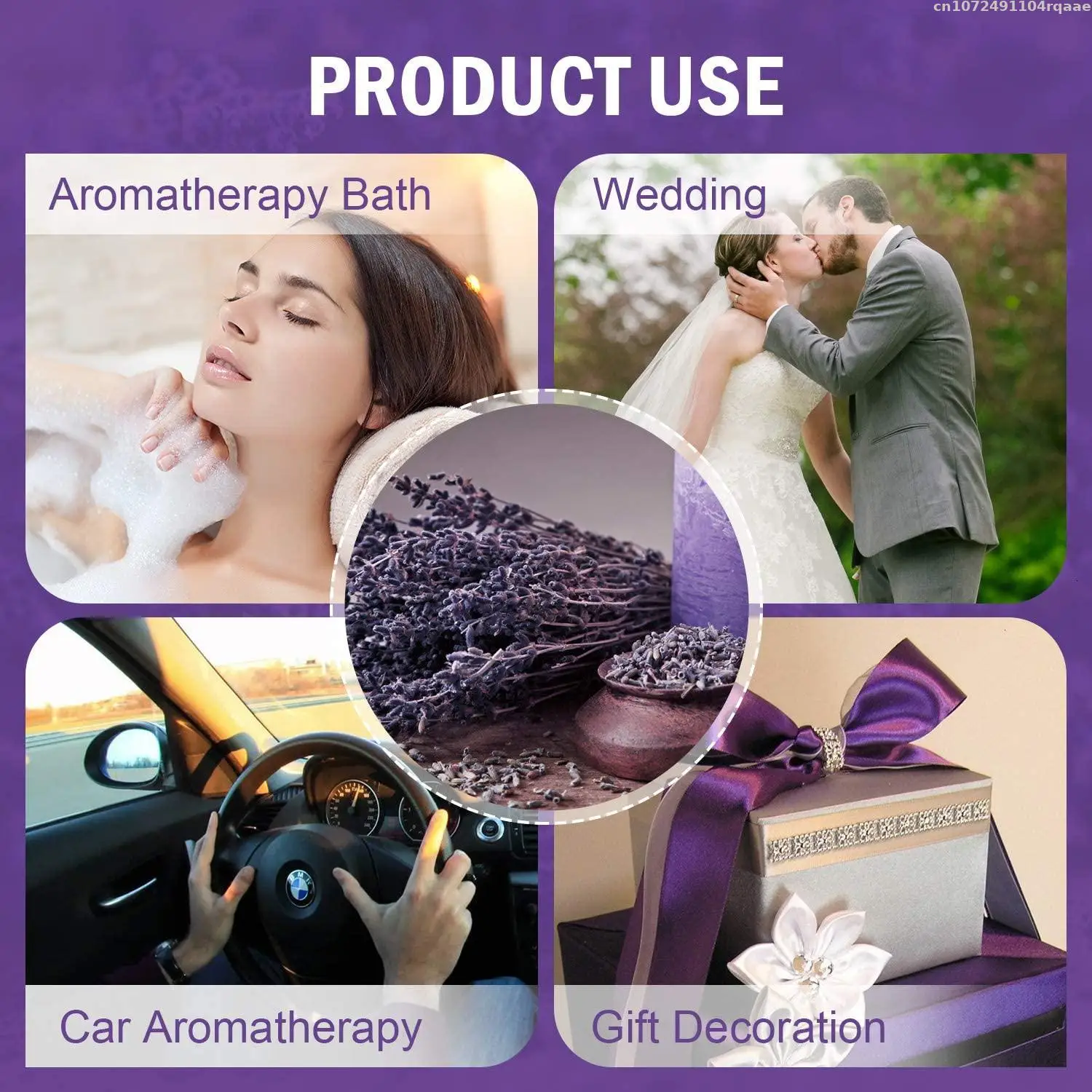 100% Natural 6A Lavender Dried Flowers for Potpourri Sachets Pillow Filling Home Fragrance Wedding Candles Soap Making - Image 4