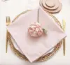 6pcs Wedding Napkins 43x43cm Square Dinner Table Twill Green Napkins Cloth Table Mat Tea Towl Home Christmas Party Decoration 2