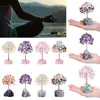 1PC Crystal Money Tree Copper Wire Wrapped Agate Fluorite Base 2