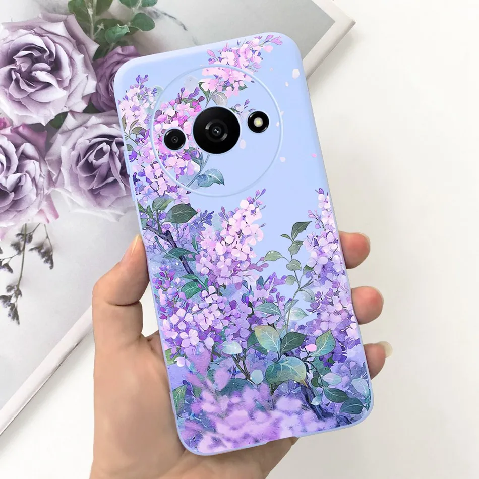 Fashion Moon Pattern Soft Silicone Protective Phone Case Back Cover