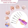 40000RPM Nail Drill Machine Electric Portable Nail File Rechargeable Nail Sander With Base for Gel Nails Polishing Home Manicure 6