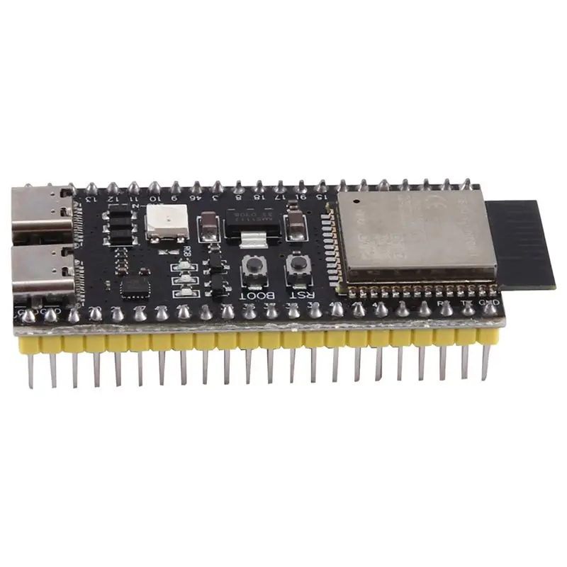 AED6-ESP32-S3 N16R8 개발 보드 USB 케이블로 납땜 2.4G 와이파이 BT 모듈 ESP32-S3 WROOM1 N16R8 44핀 타입-C ESP32-S3