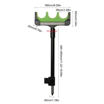 Fishing Rod Holder For Ground 2-Section Adjustable Fishing Rod Rack Stand Fishing Pole Bracket Beach Fishing Equipment For Men 6