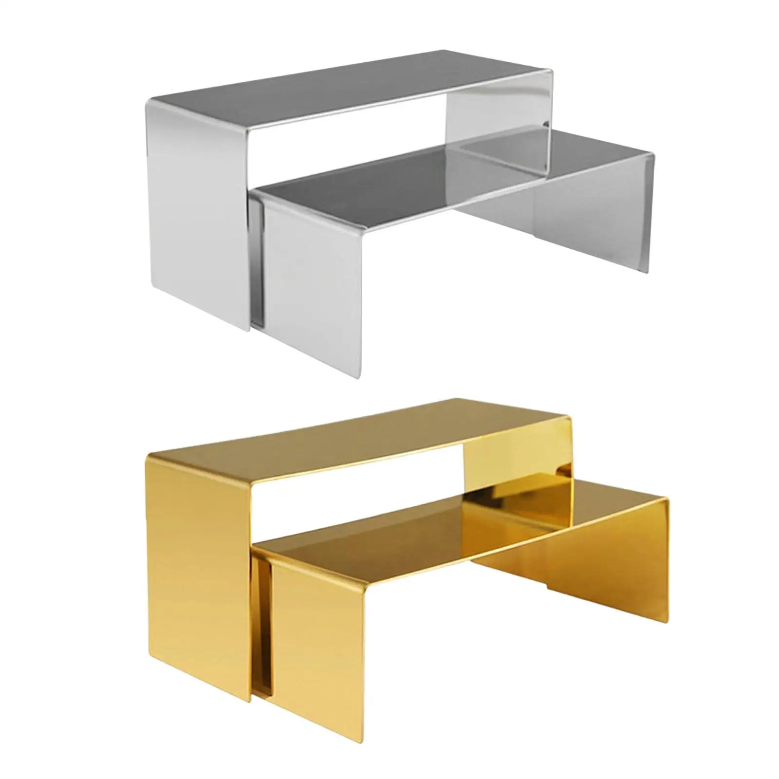 

Shoe Handbag Display Stand Stainless Steel for Cabinets Booties Espadrilles