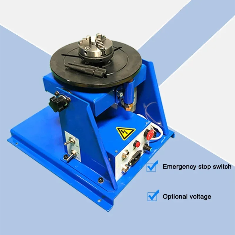 BWJ-10 10kg positioner small turntable welding positioner argon arc 65 chuck 4
