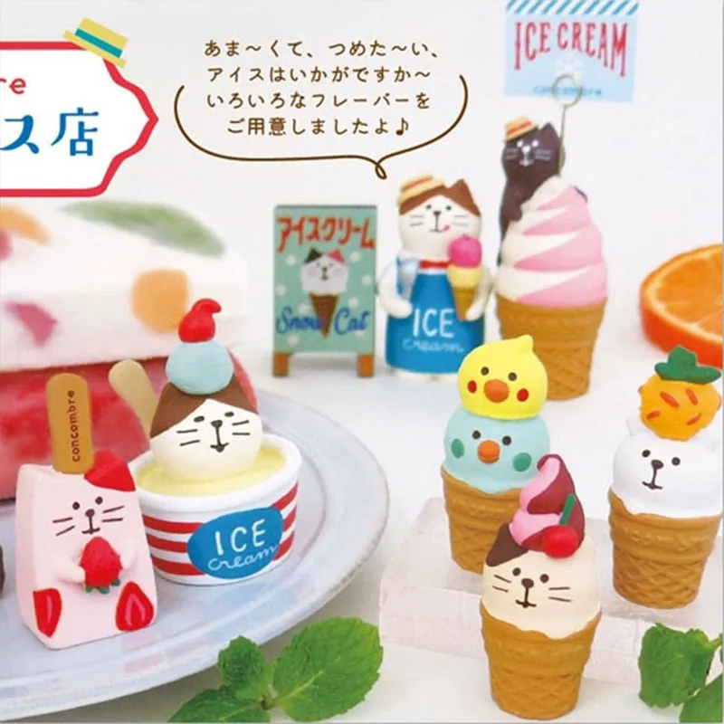 Handcrafted Japanese Zakka Summer Cold Drink Shop Miniature Figurine