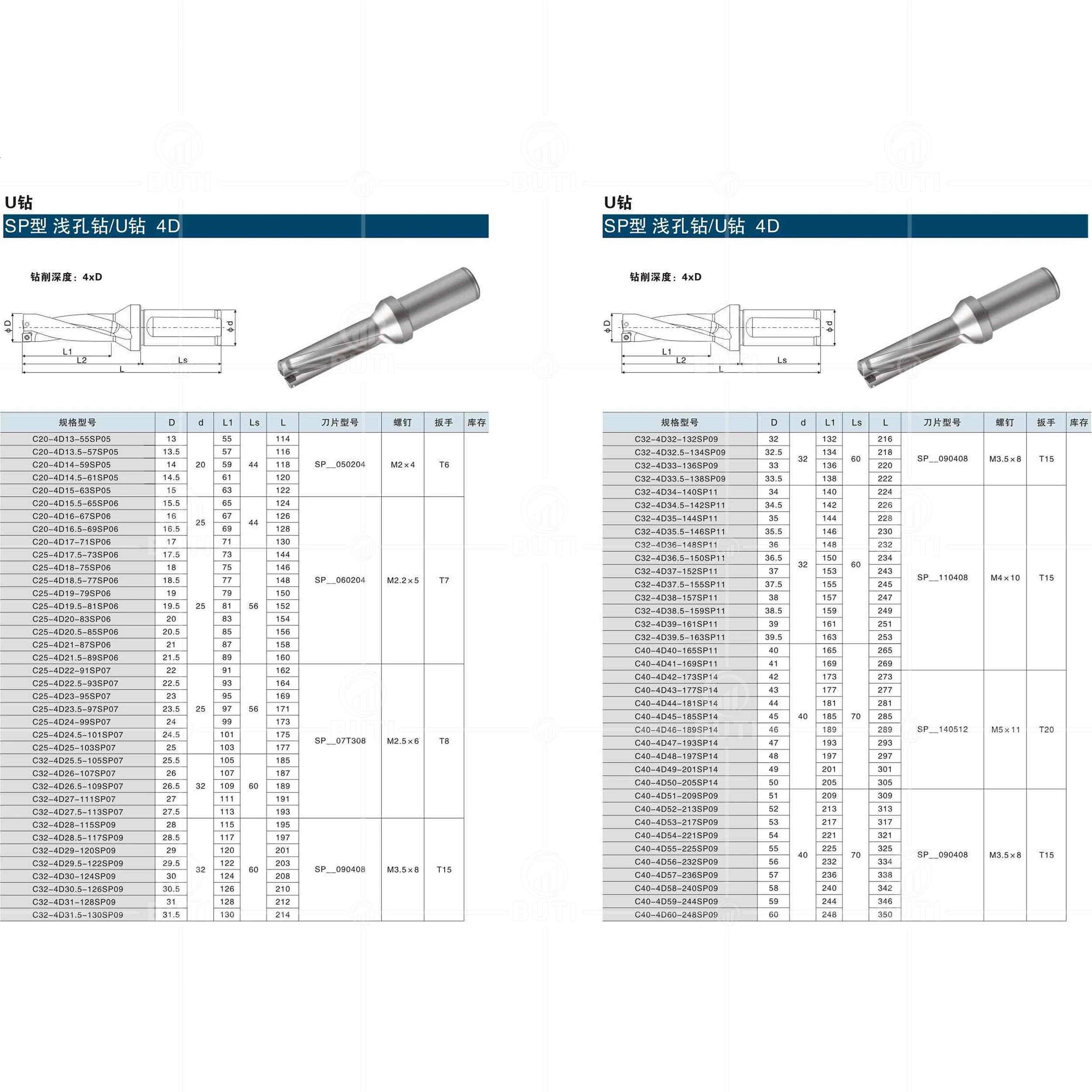 DESKAR 100%  C40 4D ݼ 帱 Ʈ, CNC  ε U-帱  , SPMG ī̵ μƮ, 41mm-60mm