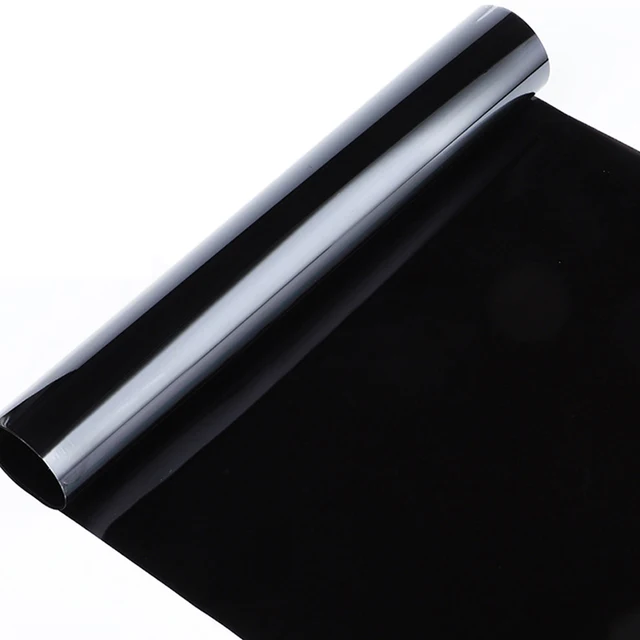50*300CM 2mil Car Window Film 5%/20%/35%/50%/70% VLT Black Window Tinting Glass Shading Sticker Auto Home Summer UV Protector 4
