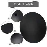 1Pc Candle Holder Candlestick Iron Plate Pillar Art Decorative Candle Base 7/11cm For Wedding Party Home Decoration Accessories 2