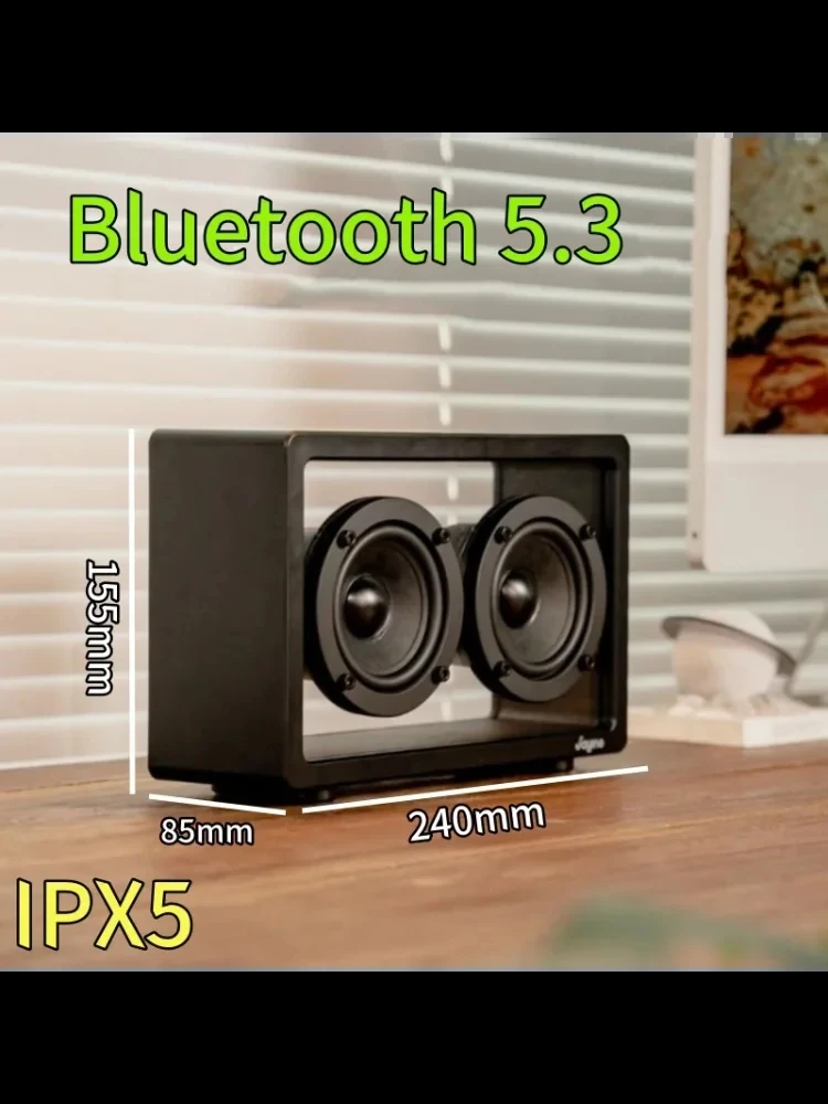 

Caixa De Som Audience HIFI Bluetooth Speakers Transparent Desktop Sound Column Heavy Bass Subwoofer Wireless High Power IPX5/TF