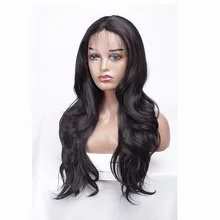 

Afro Wig Black Lace Front Synthetic Wigs For Women Glue-less Heat Resistant Hair Long Curly Wig with Natural Baby Hair Daily Use
