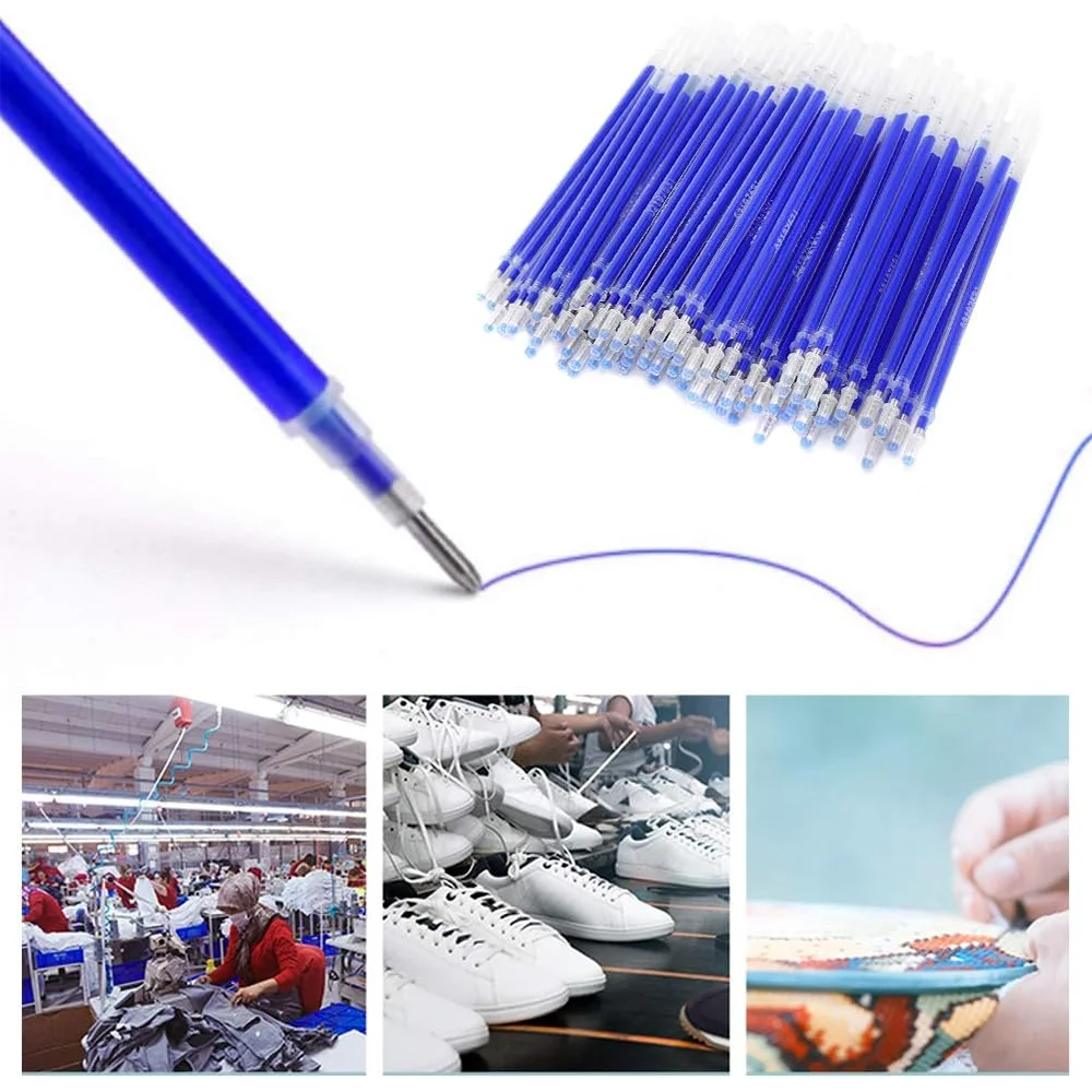 QHFlashbuy Kit 25 Pièces Outils Couture - Stylos Effaçables Chaleur, Craies Tailleur, Marqueurs Tissu