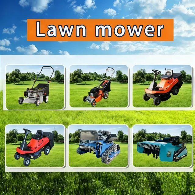 Customized Riding Mowers Drive Small Grass Industrial Lawn Mower Mini Autonomous Professional Mower Suitable for Gardens 5