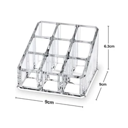 Acrylic Nail Brush Organizer and Makeup Display Stand with 26 Slots (9 grids)